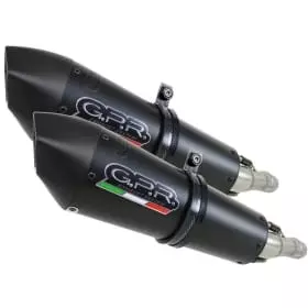 Silencieux Double GPR D.75.GPAN.BLT Titane Noir Mat