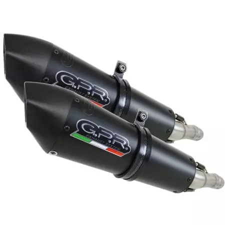 Silencieux Double GPR D.95.GPAN.BLT Titane Noir Mat