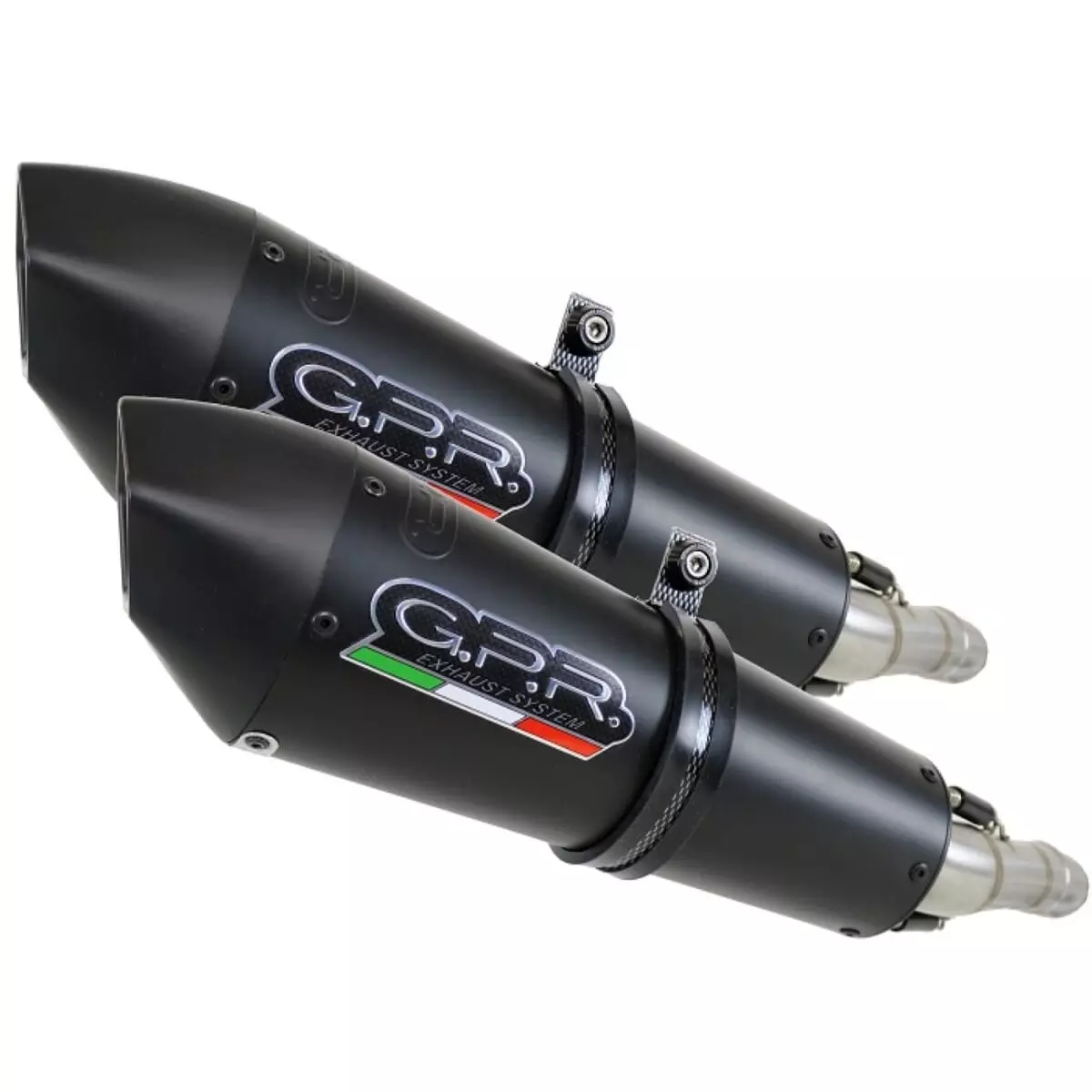 Silencieux Double GPR K.136.GPAN.BLT Titane Noir Mat