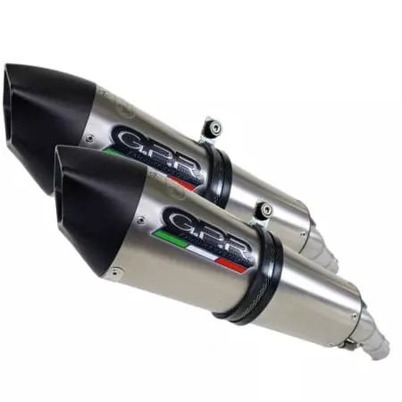 Silencieux Double GPR CAT.56.GPAN.TO Titane Mat