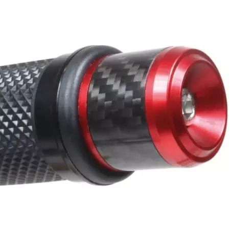 Embouts De Guidon Chaft Horos IN1328 Rouge