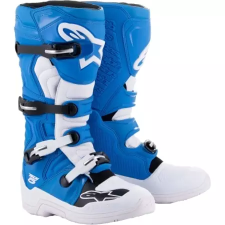 Bottes Cross Alpinestars Tech 5 Bleu Blanc