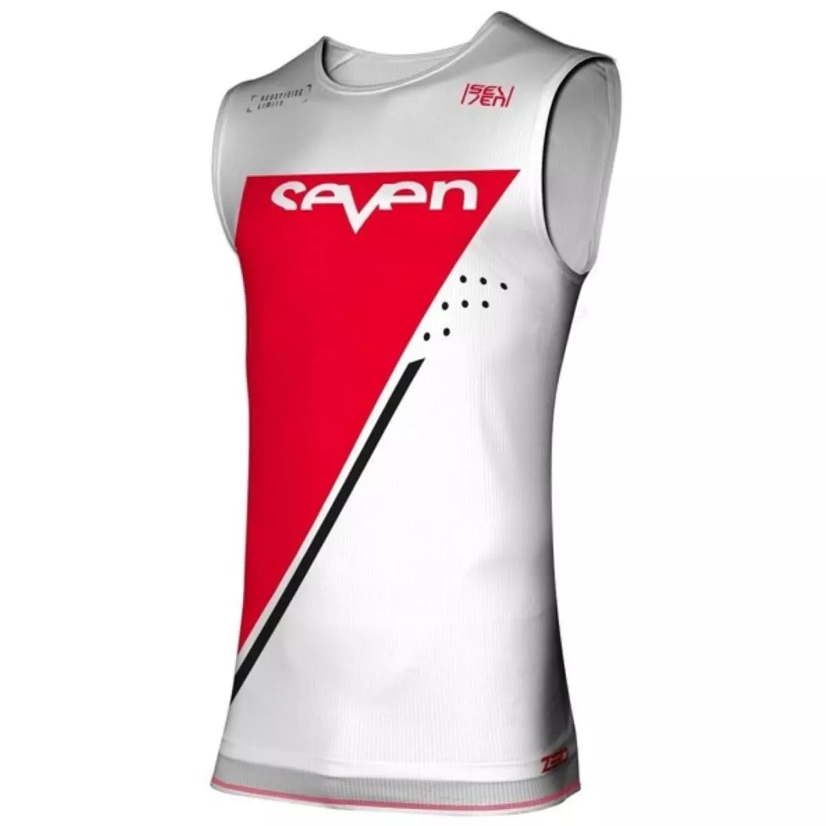 Surmaillot Cross Seven Zero Echelon Blanc Rouge