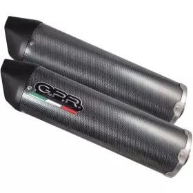 Silencieux Double GPR CAT.80.FUPO Noir Mat