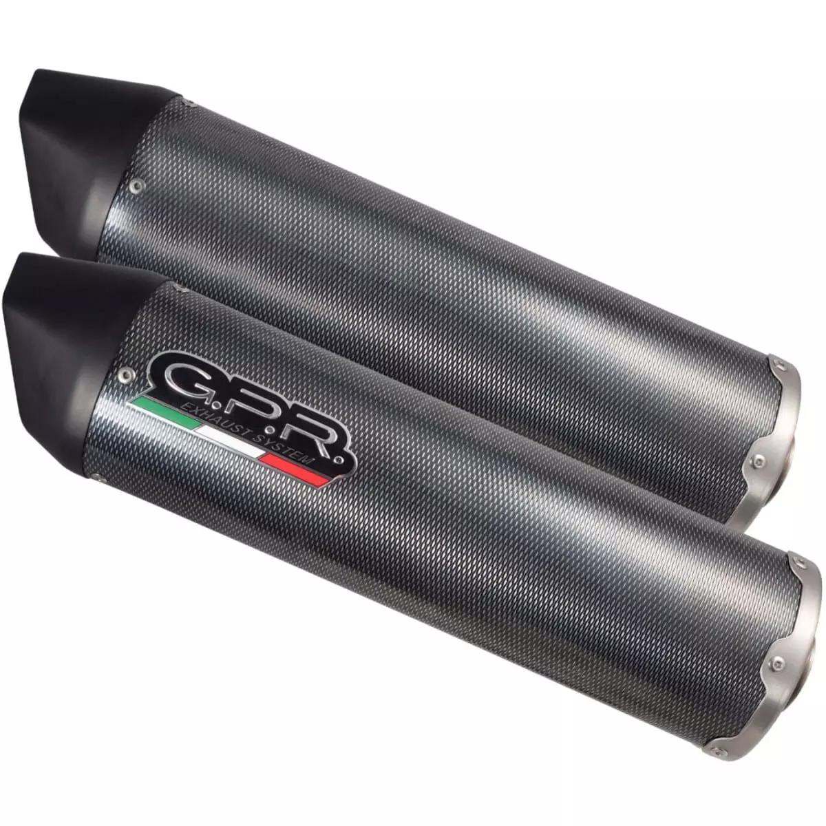 Silencieux Double GPR CAT.80.FUPO Noir Mat