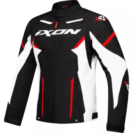 Blouson Ixon Striker Noir Blanc Rouge Vif