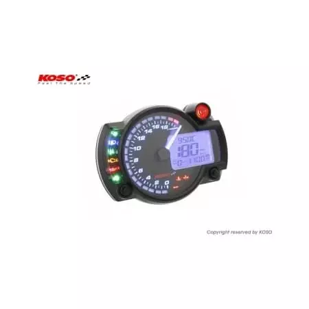 Compteur Digital Multifonction Koso Rx2N+ Gp Style Universel (20 000 T/Min)