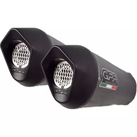 Silencieux Double GPR E4.Y.214.CAT.FUPO Noir Mat