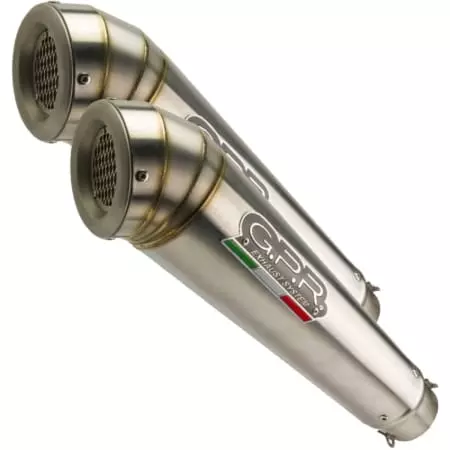 Silencieux Double GPR K.148.PCEV Acier Inoxydable Brossé