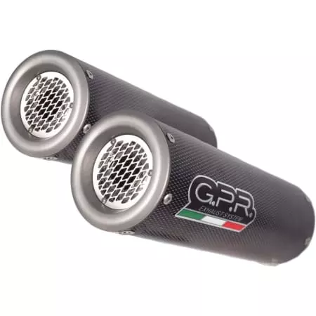 Silencieux Double GPR H.62.M3.PP Acier Inoxydable Brossé