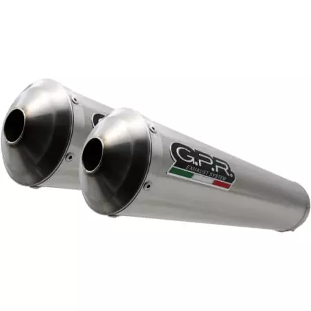 Silencieux Double GPR Y.96.IT Acier Inoxydable Brossé