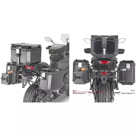 Support Valise Givi PLO2159CAM Yamaha Tracer 9 /GT /GT+ (2021-2024)