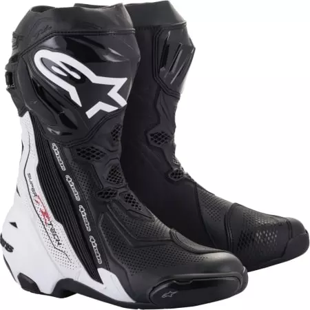 Bottes Alpinestars Supertech R Vented Noir Blanc