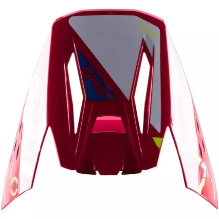 Casquette Cross Alpinestars S-M5 Action Rouge Blanc Jaune Fluo