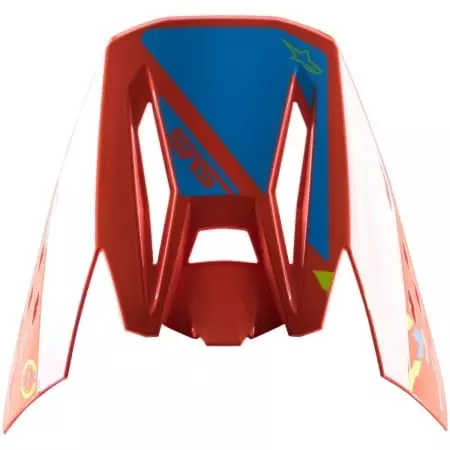 Casquette Cross Alpinestars S-M5 Action Orange Fluo Cyan Jaune Fluo