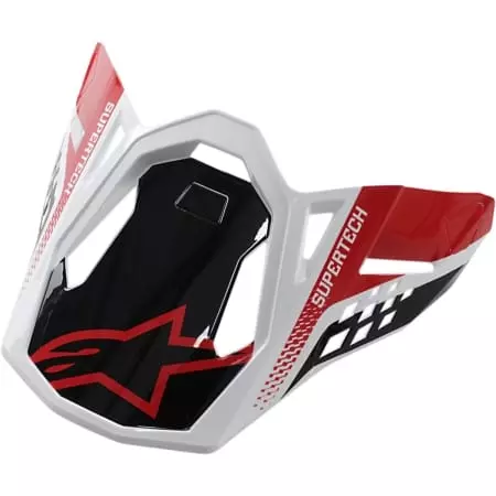 Casquette Cross Alpinestars Supertech S-M8 Triple Noir Rouge Blanc