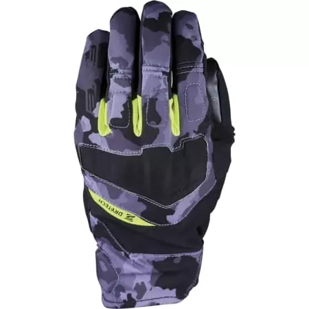Gants Five Boxer Evo WP Camo Gris Jaune Fluo