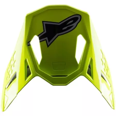 Casquette Cross Alpinestars Supertech S-M8 Factory Noir Jaune Fluo Bleu Brillant