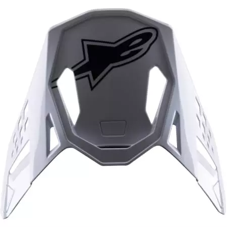 Casquette Cross Alpinestars Supertech S-M8 Factory Noir Blanc Rouge Fluo Brillant