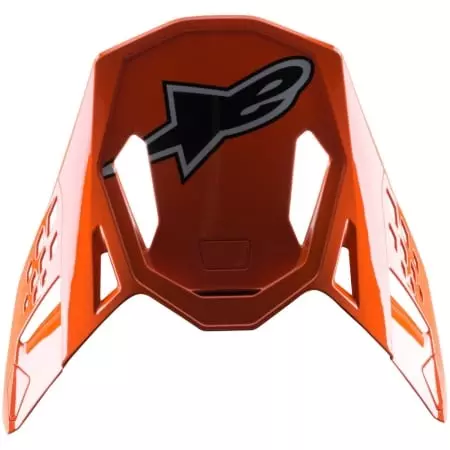 Casquette Cross Alpinestars Supertech S-M8 Factory Noir Bleu Orange Jaune Fluo