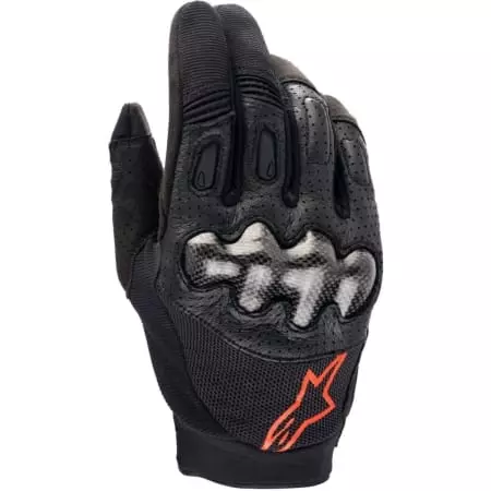 Gants Cross Alpinestars Megawatt V2 Noir Rouge Fluo