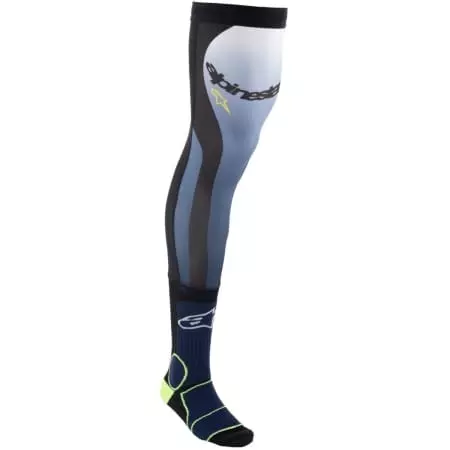 Chaussettes Cross Alpinestars Brace Navy Jaune