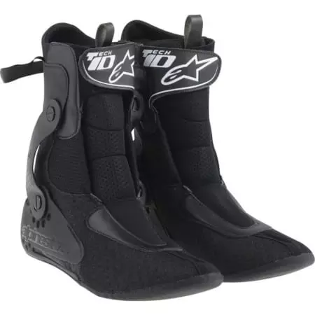 Chaussons IntÃ©rieurs Alpinestars Tech-10 Noir Blanc