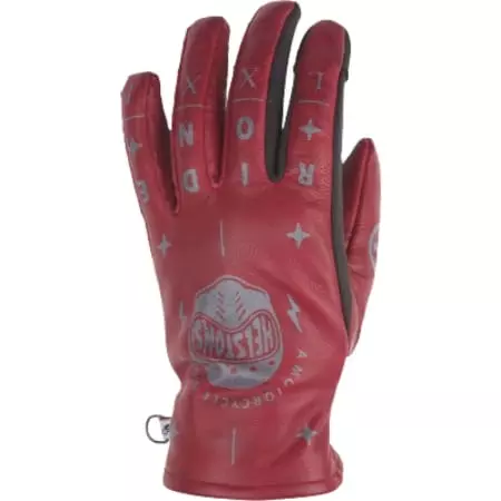 Gants Femme Helstons Grafic Hiver Bordeaux