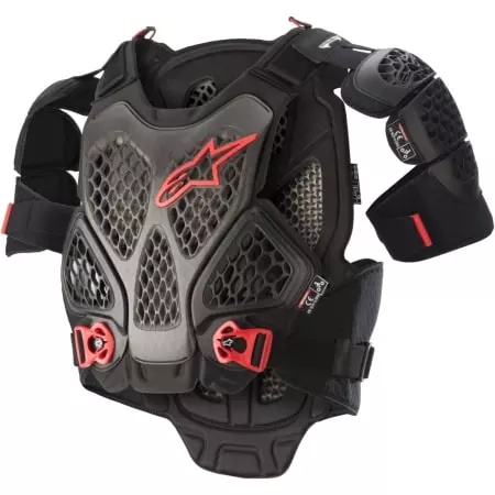 Protection De Poitrine Alpinestars A-6 Noir Anthracite Rouge