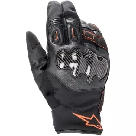 Gants Alpinestars SMX-1 Drystar Noir Rouge Fluo