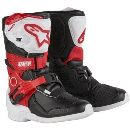 Bottes Enfant Cross Alpinestars Tech 3S Kids Rouge Noir