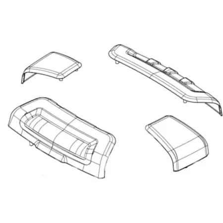 Set De Plaque Givi Couvercle Top Case Trekker 35