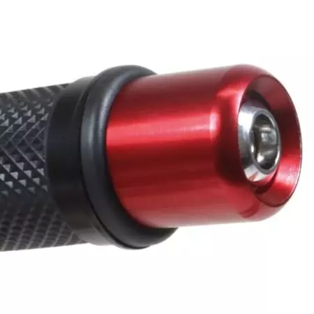 Embouts De Guidon Chaft Alcor Rouge IN1323