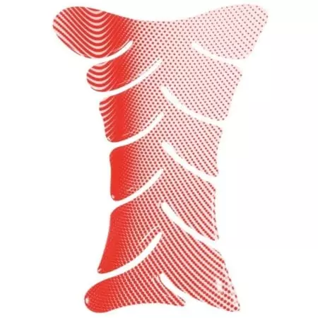 Protection De Réservoir Chaft Fish Rouge PE143