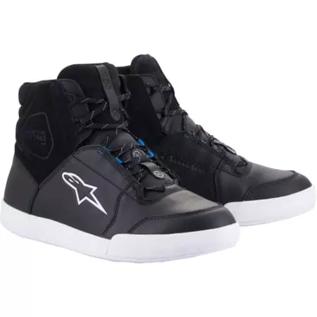 Baskets Alpinestars Chrome Drystar Noir Blanc Bleu