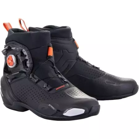 Demi-Bottes Alpinestars SP-2 Noir Blanc Rouge Fluo