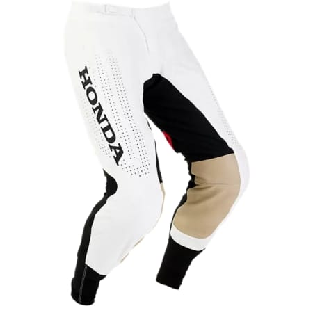 Pantalon Cross Fox Flexair Honda Noir Blanc