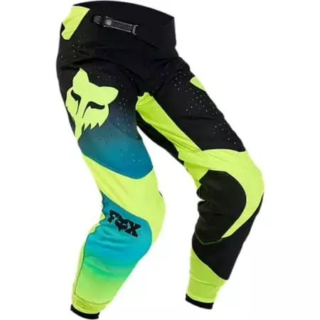 Pantalon Cross Fox 360 Streak Noir Jaune