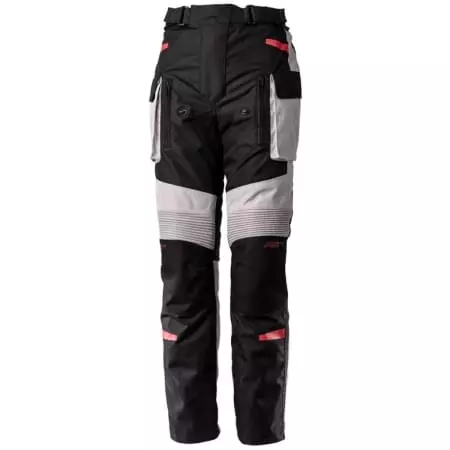 Pantalon Court RST Endurance Noir Argent Rouge - Pantalon moto RST