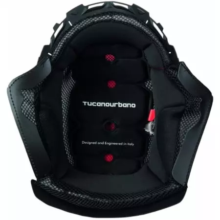 Doublure Détachable Tucano Urbano Casque El'Max Noir