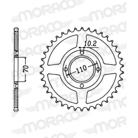 Couronne Supersprox Jtr248-44 50-32017-44