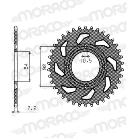 Couronne Supersprox Jtr835-46 1-2046-46 50-15002-46