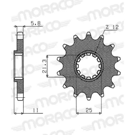 Pignon Supersprox 50-32048-17 Jtf824.17