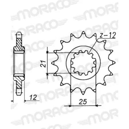 Pignon Supersprox 50-32116-15 Jtf823.15