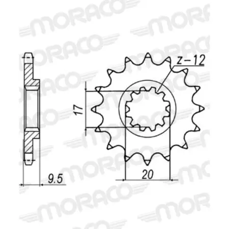 Pignon Supersprox PSB50-13019-13 11013 Jtf1906.13