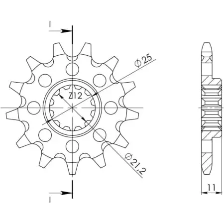 Pignon Supersprox PSBCst-824:16 50-32048-16 38316