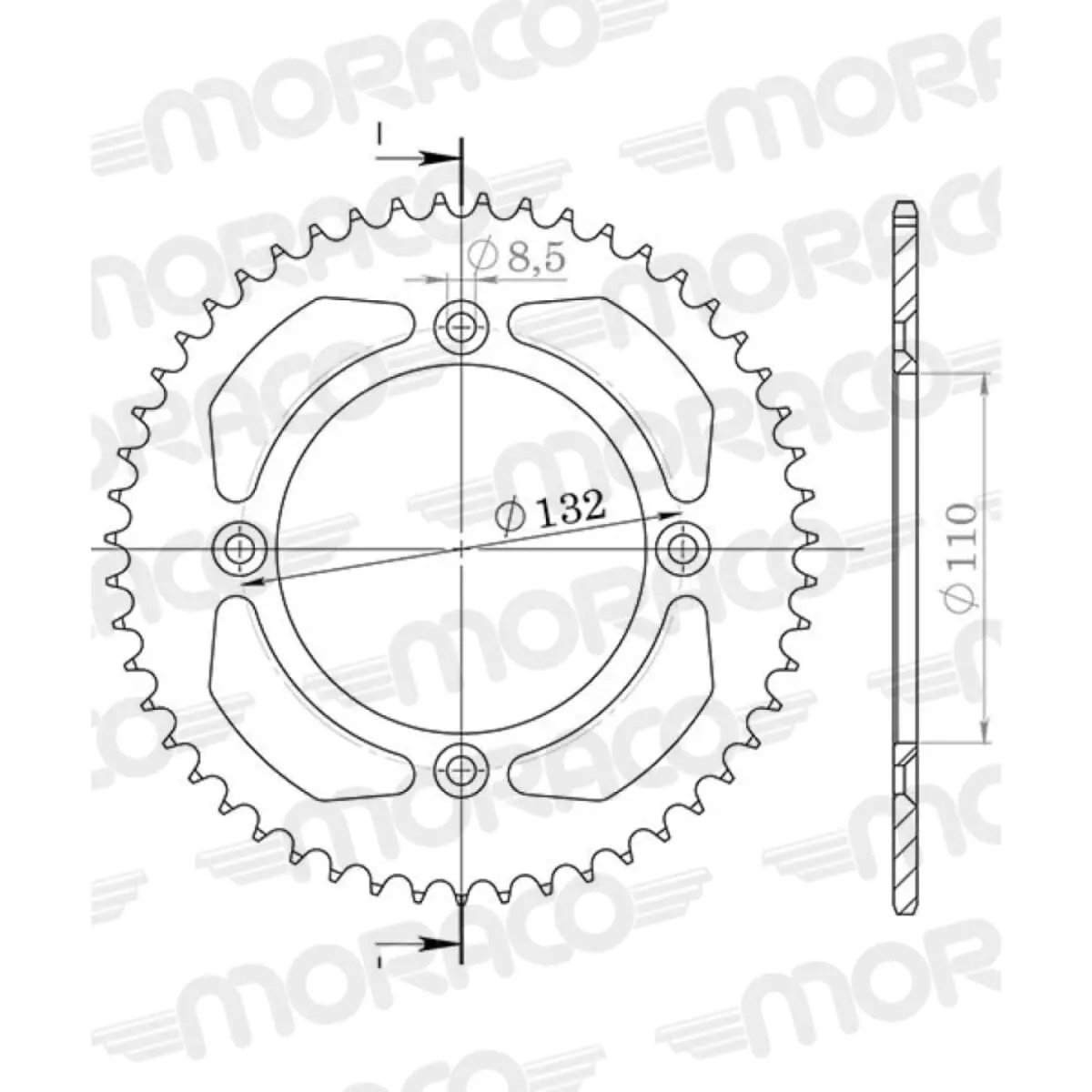 Couronne Superprox Stealth 898:46 Noir