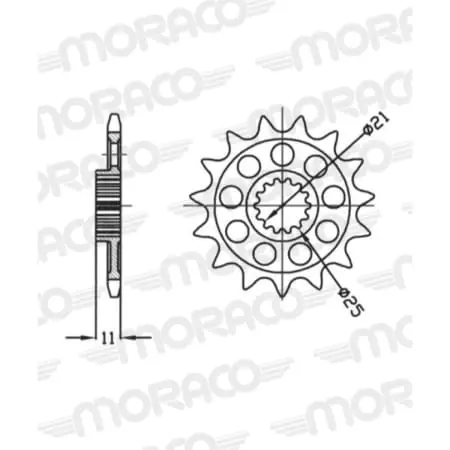 Pignon Supersprox PSB50-32141-16