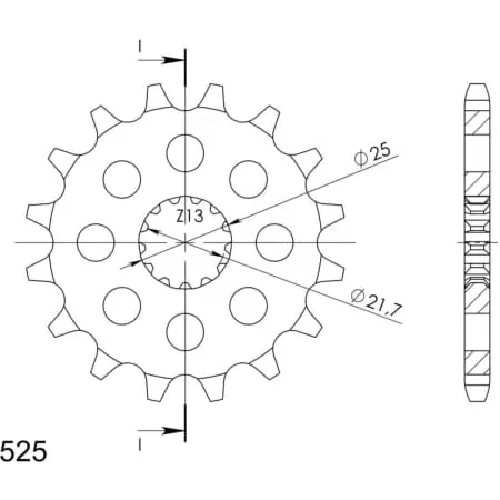 Pignon Supersprox PSBCst-520:16 50-29010-16 40416 28401-16