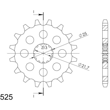 Pignon Supersprox PSBCst-520:14 50-29010-14 40414 28401-14